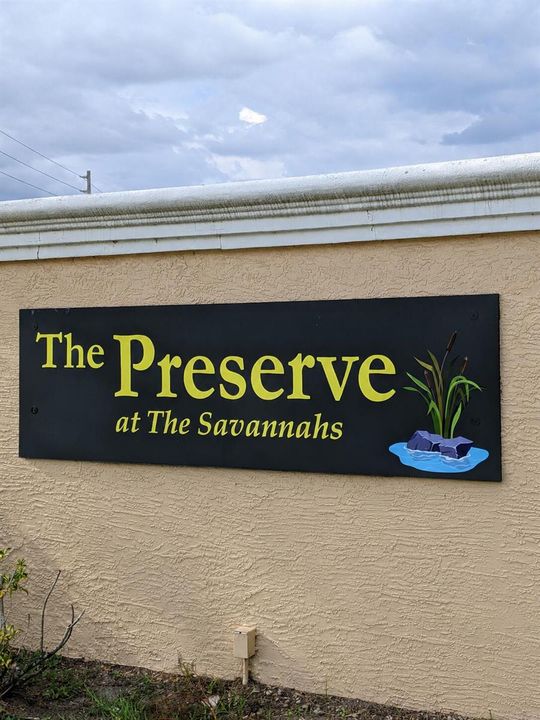The Preserve Entrance