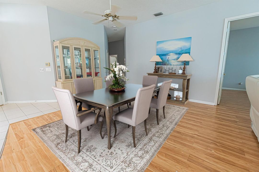 virtually staged - dining