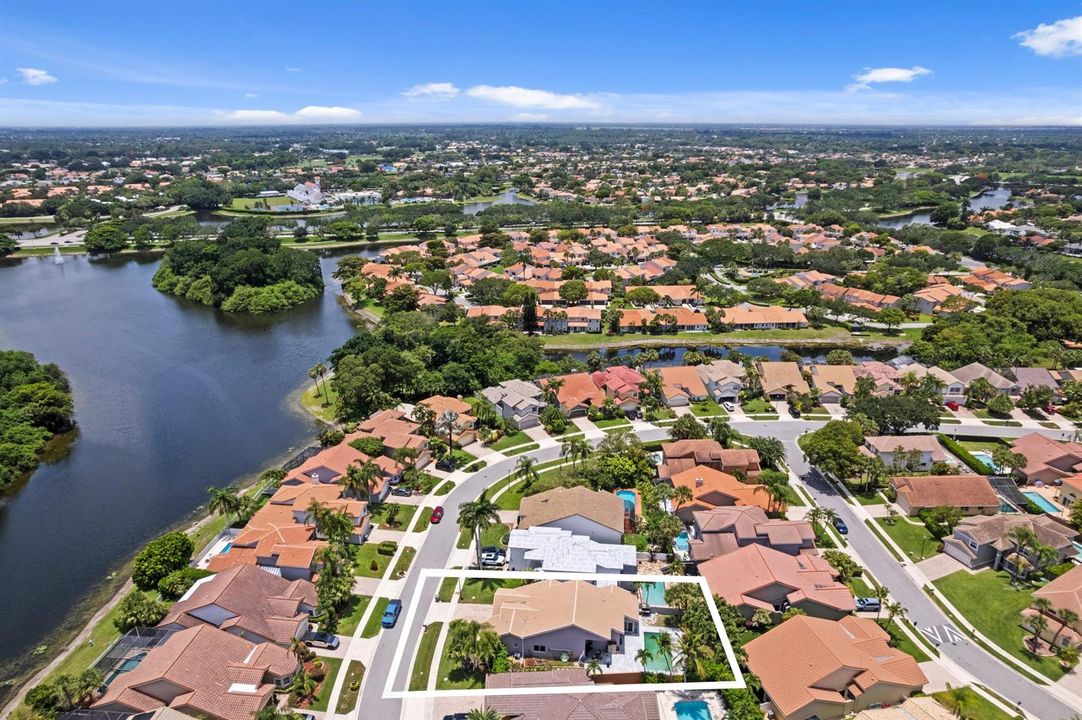 Aerial Neighborhood View