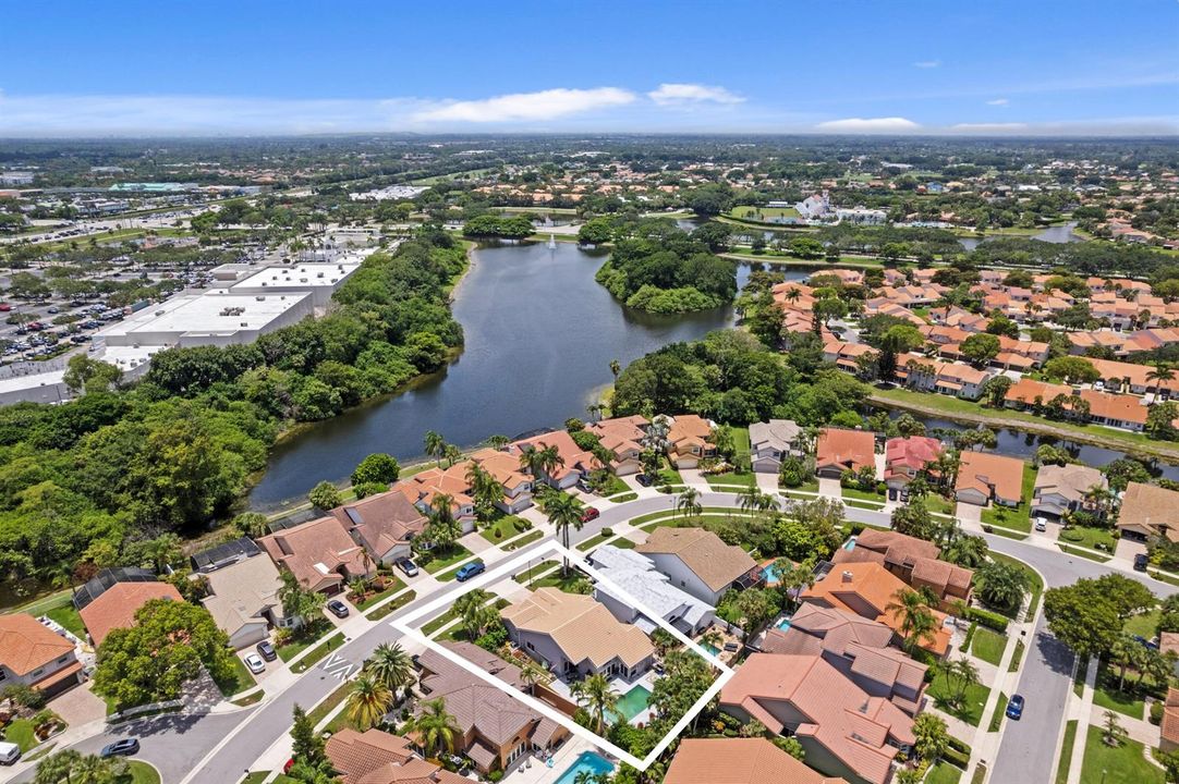 Aerial Neighborhood View