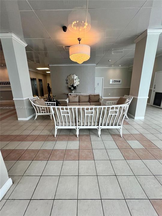 Lobby before Pool area