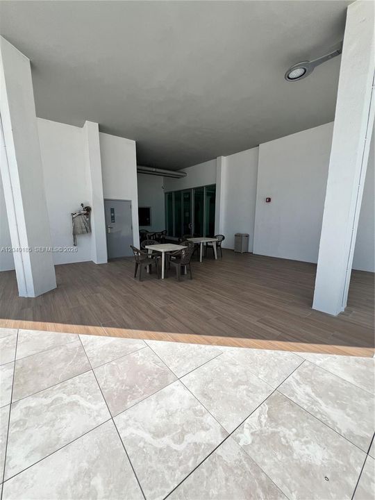Grill area