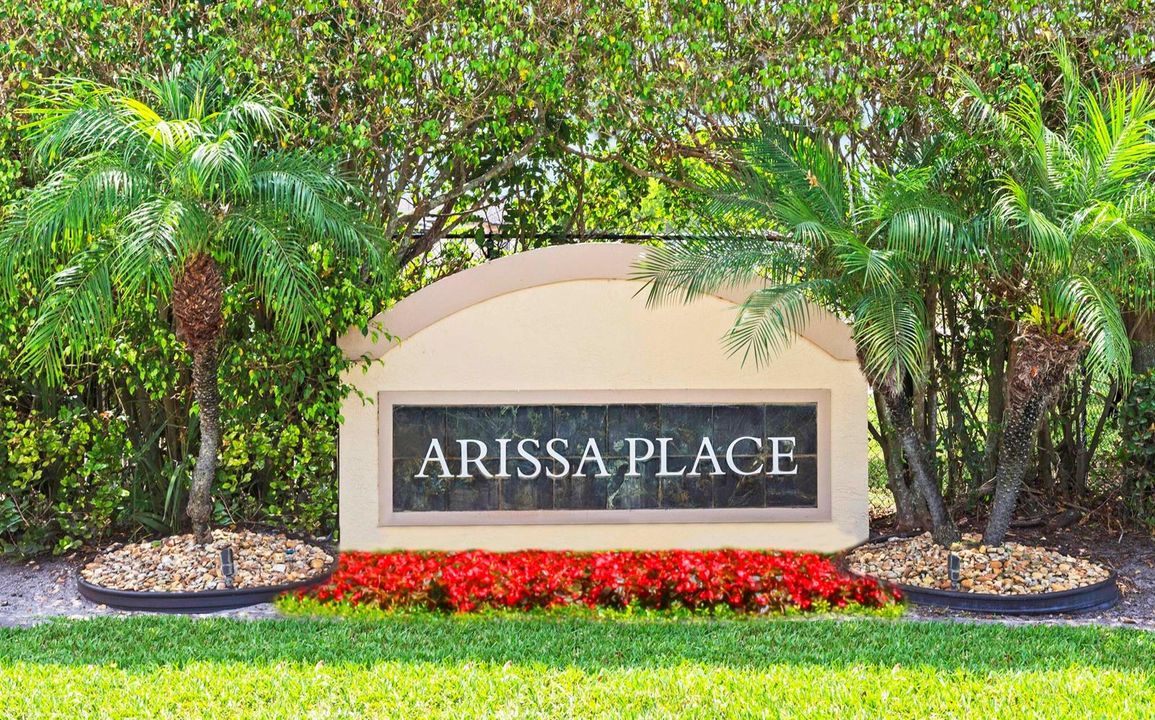 Arissa Place Sign AAP 2025