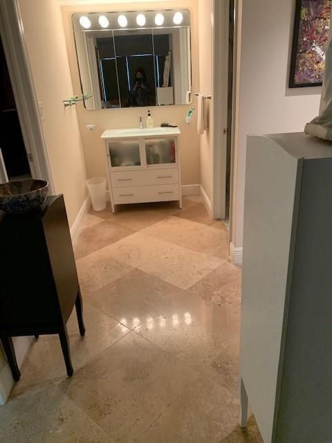 VIEW OF VANITY FROM BEDROOM