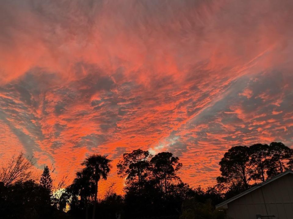 Sunset from Backyard