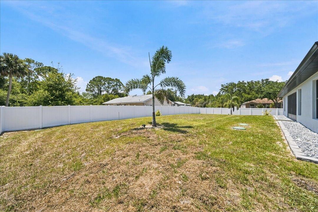 Fenced Backyard