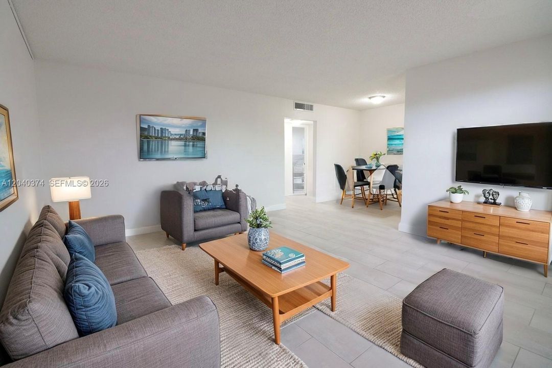 Staged AI Living Room