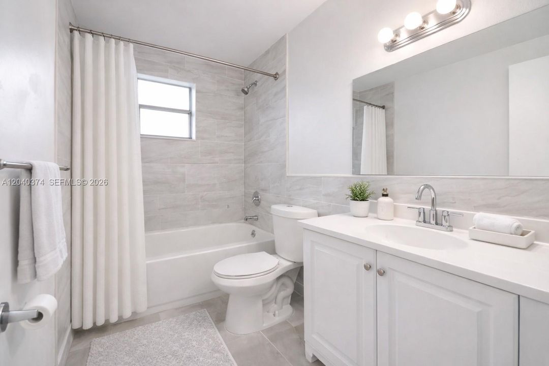 Staged AI Bathroom