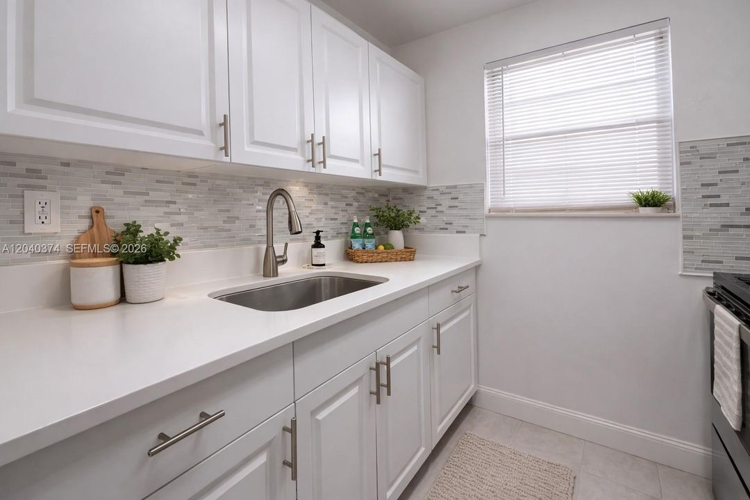 Staged AI Kitchen