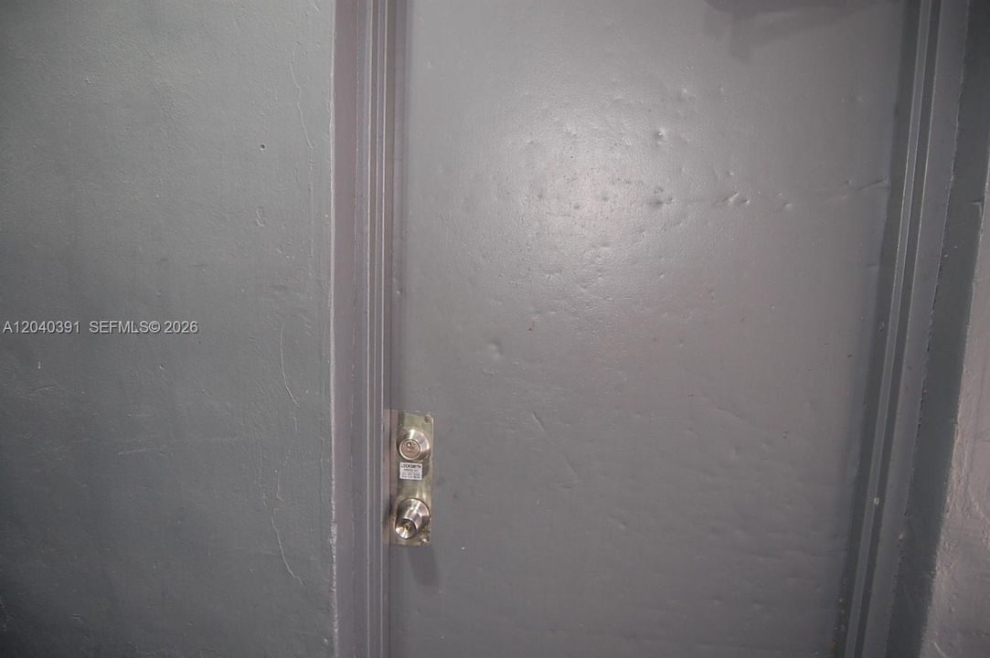 outdoor exit in the back