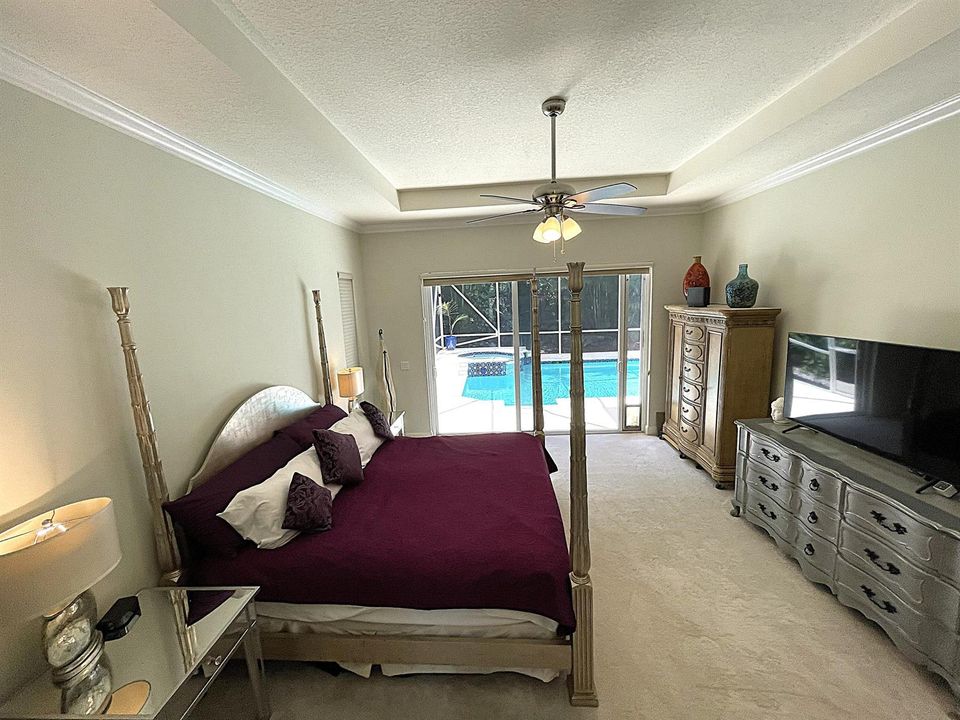 Master Bedroom with Pool Access