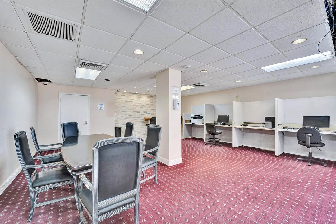 Amenities. Business Center