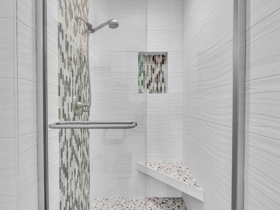 Glass Enclosed Shower