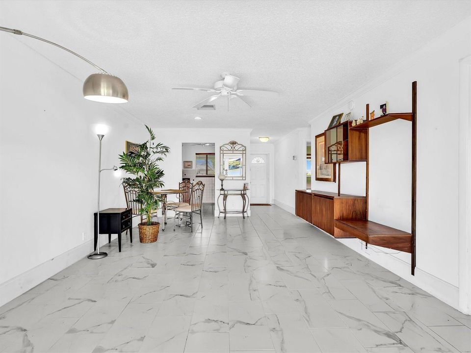 Living to Front Entry