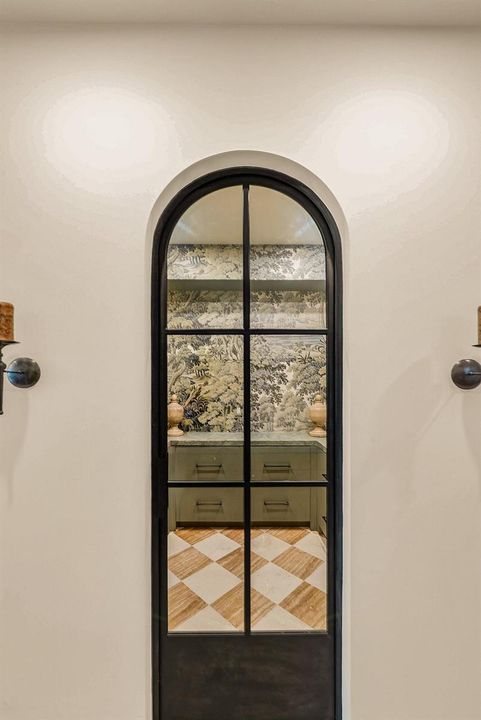 Iron Doors to Pantry Room
