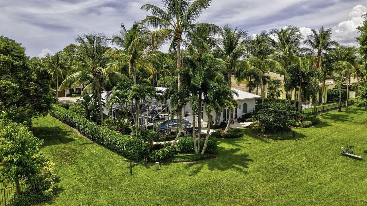 Professionally landscaped