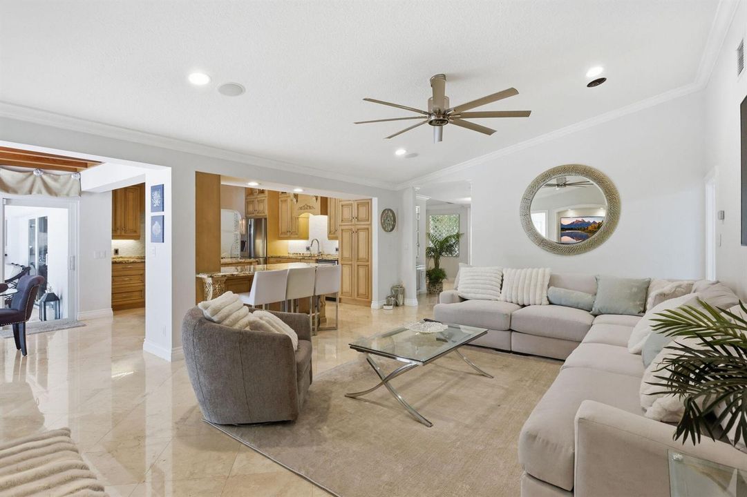 Family Room with view to kitchen