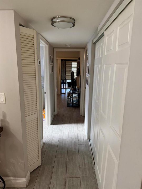 hallway to bdr and bath