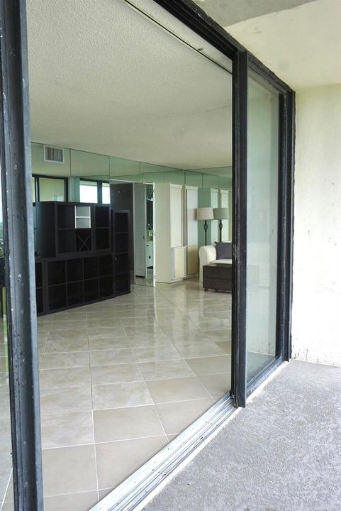 Screened sliders on doors