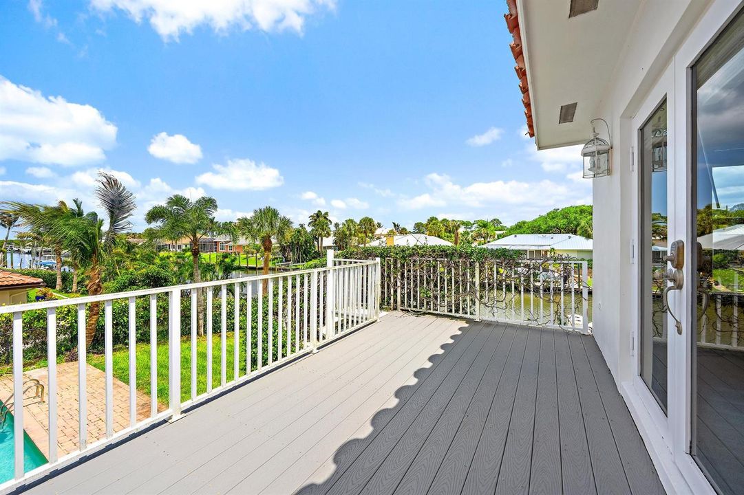 Balcony outside 5th bedroom