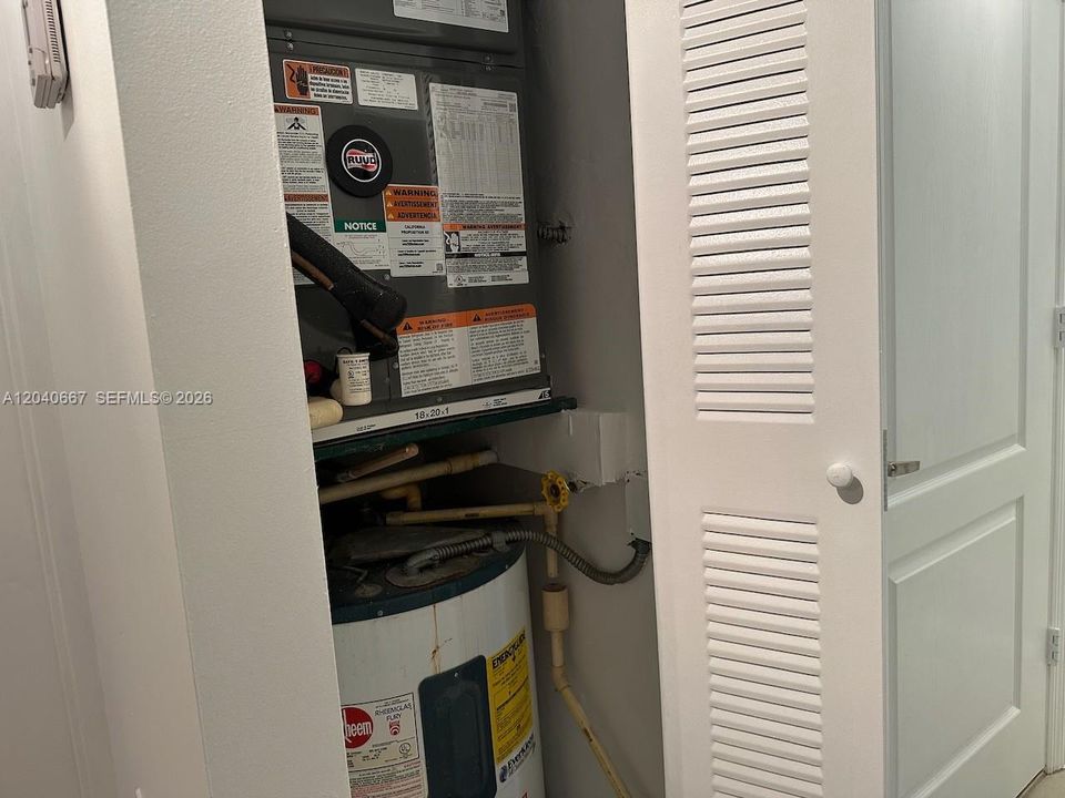 Central AC and Water Heater