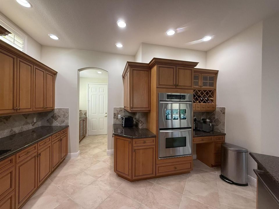 Kitchen View with Double Ovens
