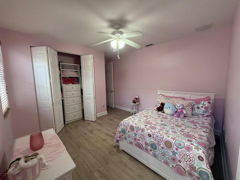 Bedroom 2 with built in closests