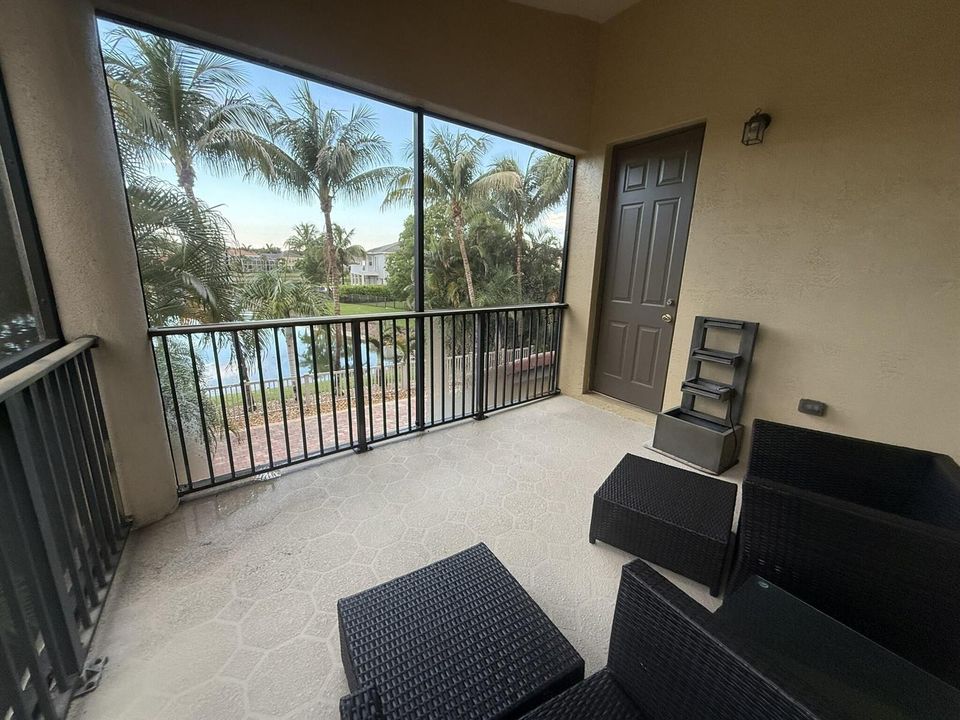 Covered Balcony Area off primary suite