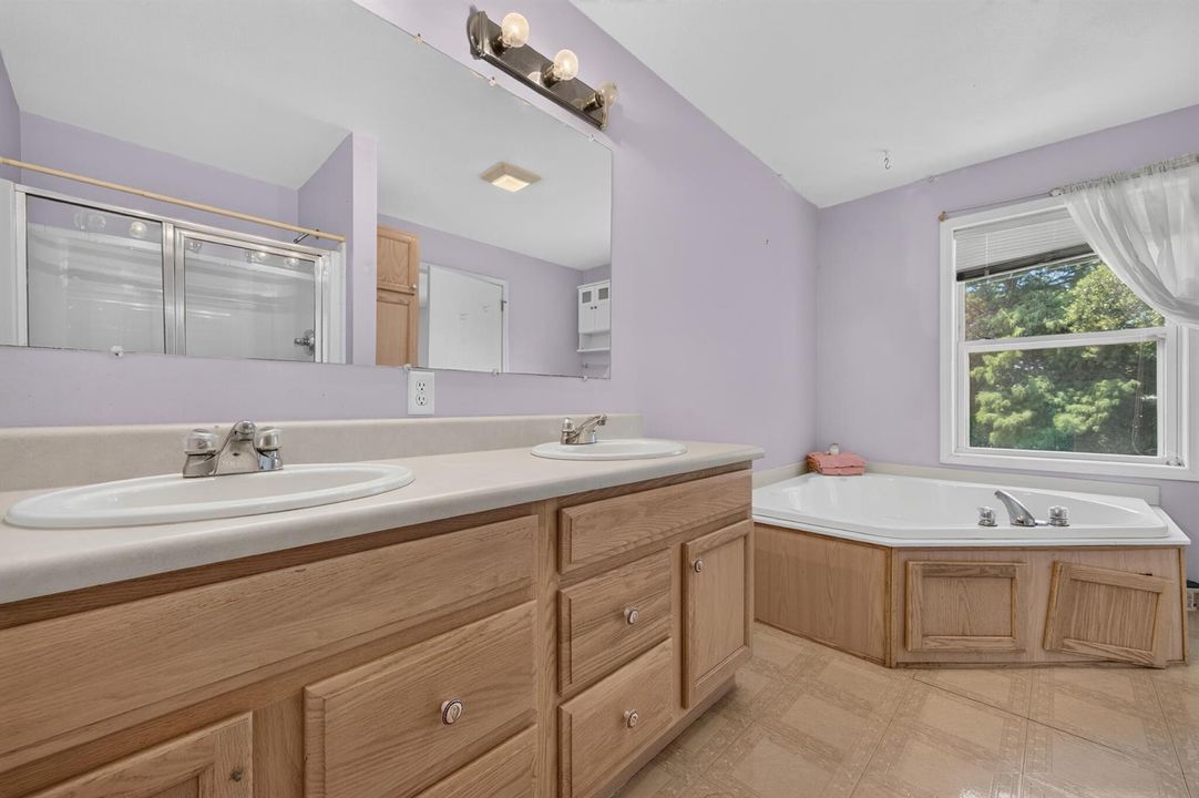 Primary bath with water views 2546 27th