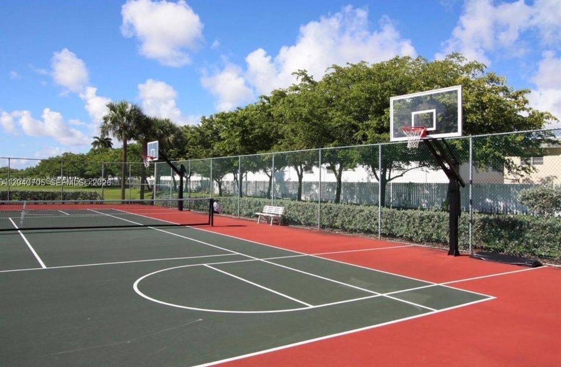 Tennis and Basketball Courts