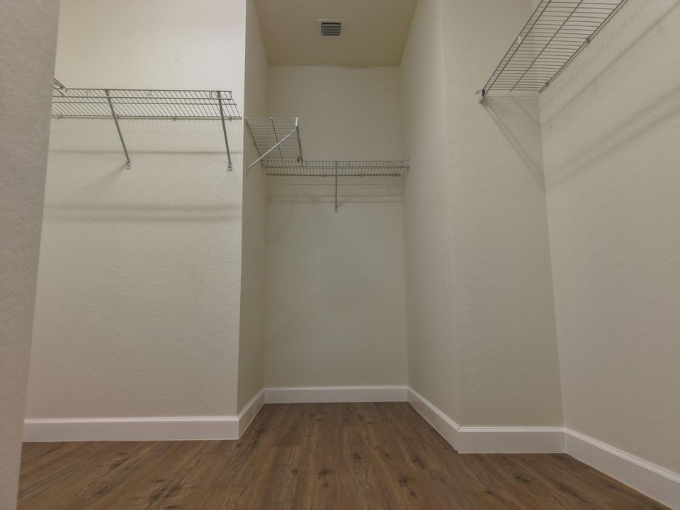 closet wood floors