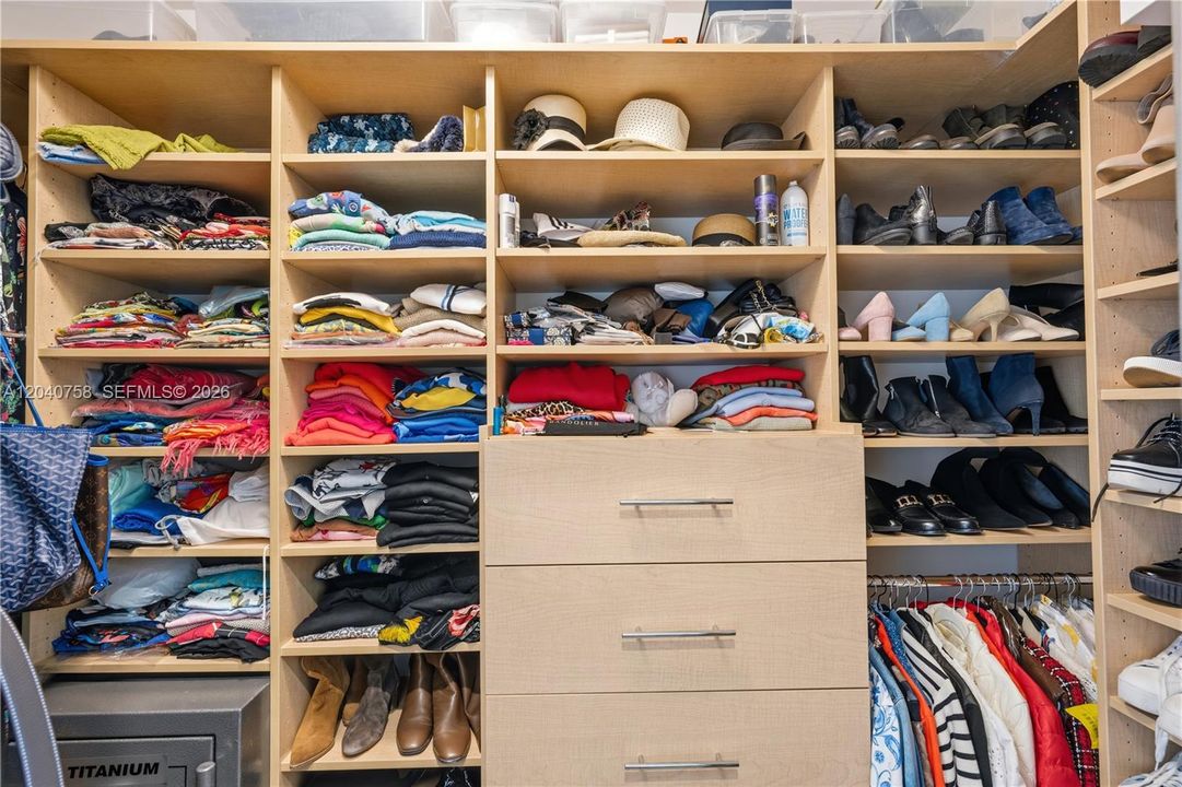 Several Walk-In Closets