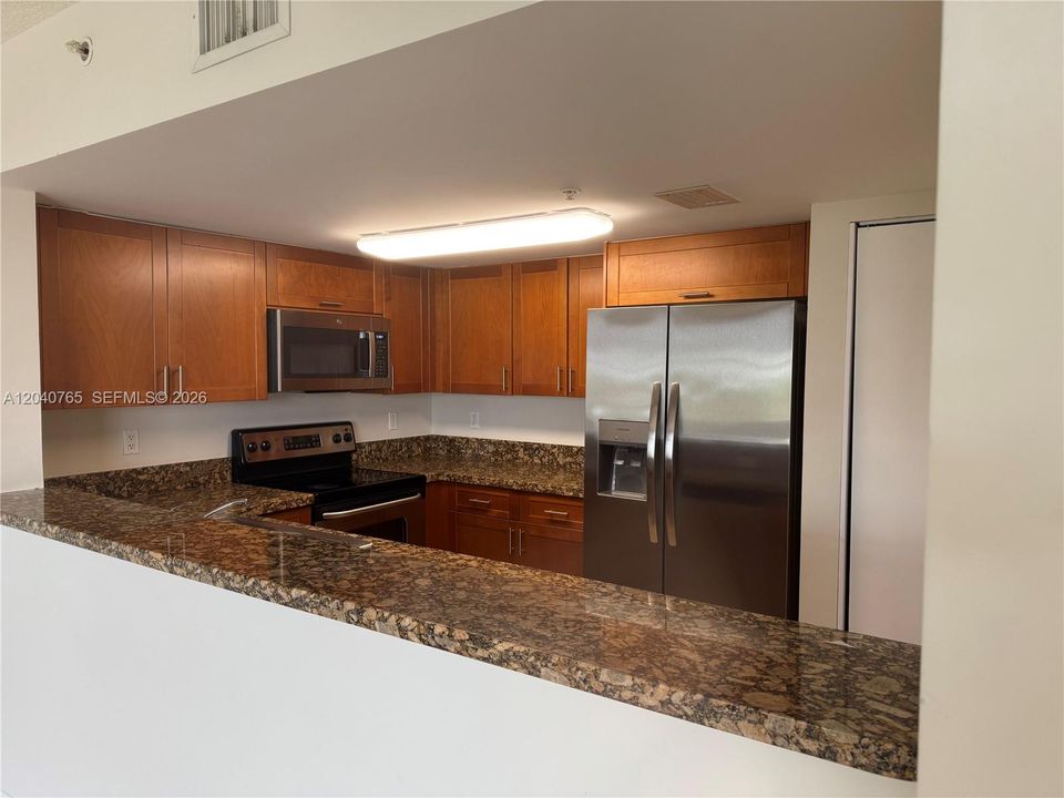 Modern kitchen with SS appliances