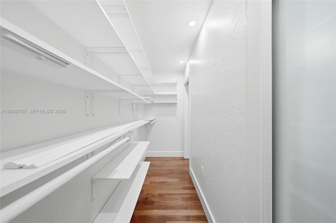 primary closet
