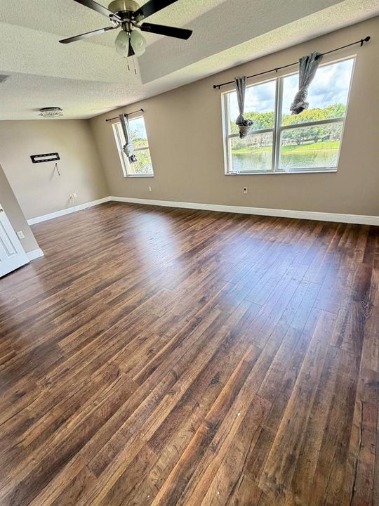 Master bedroom lake view