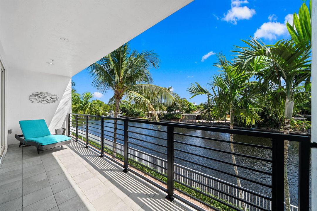 Balcony off the living room