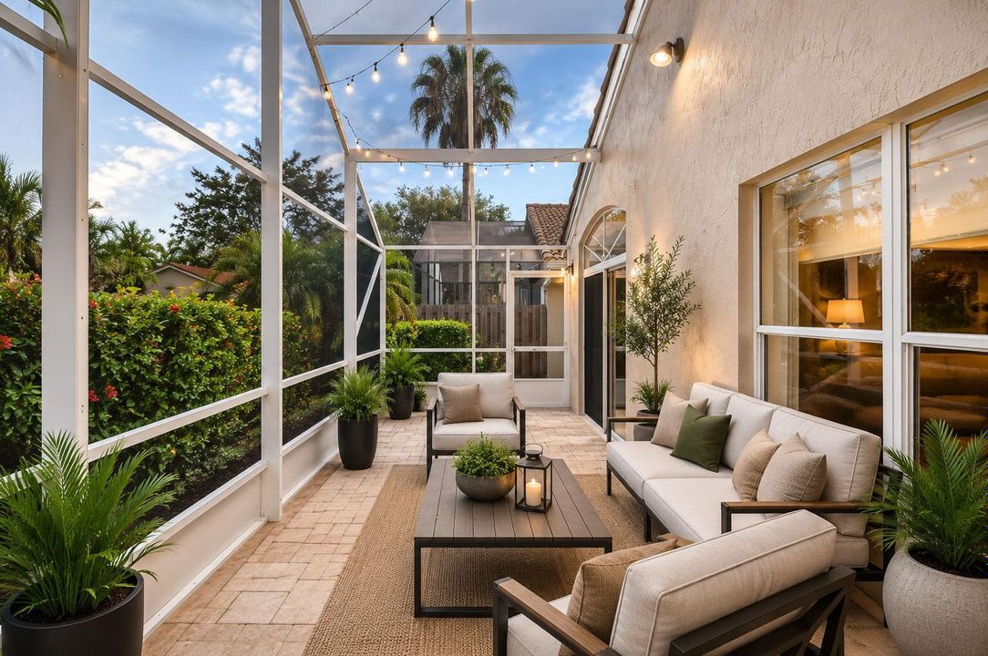 Virtually Staged Patio