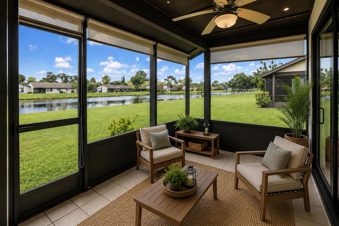 Patio Staged
