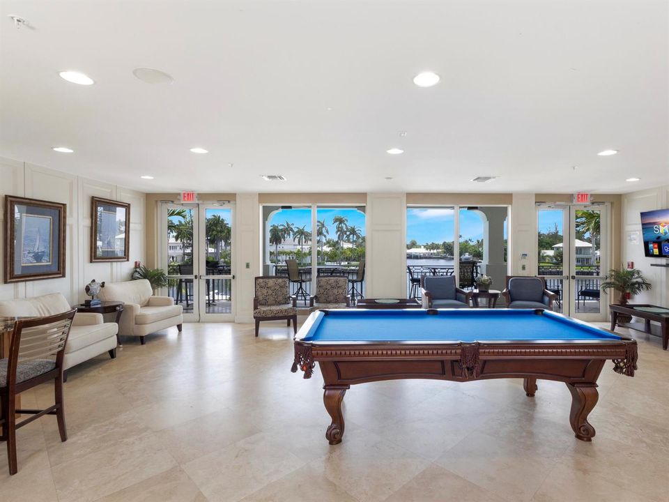 Clubhouse Billiard Room
