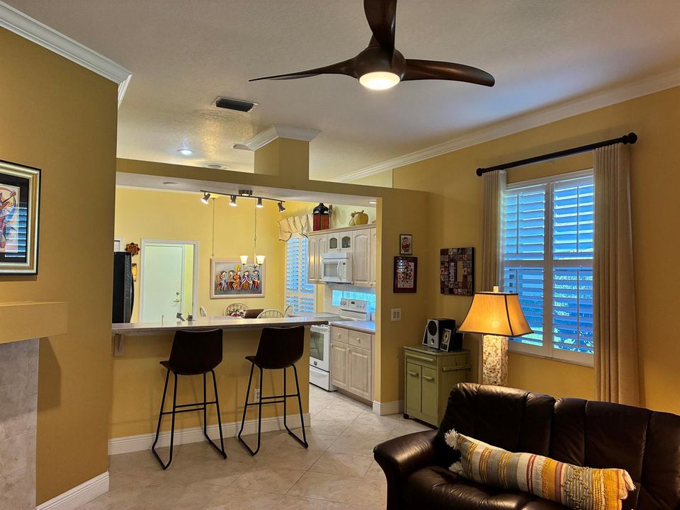 Family to kitchen