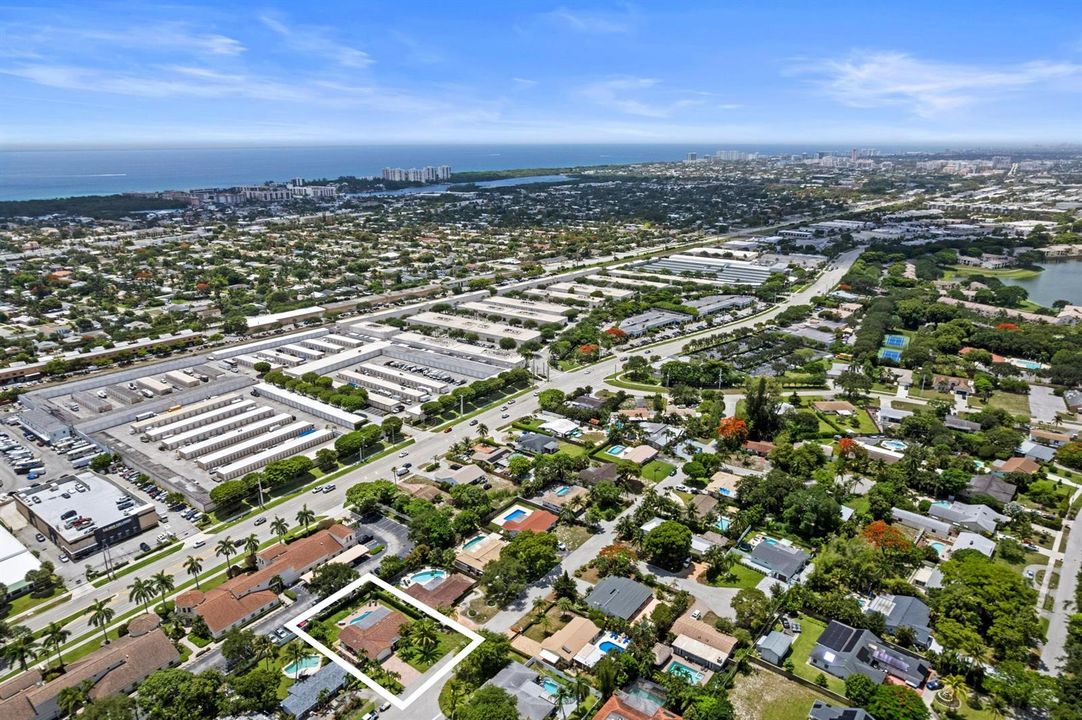 Aerial Neighborhood View