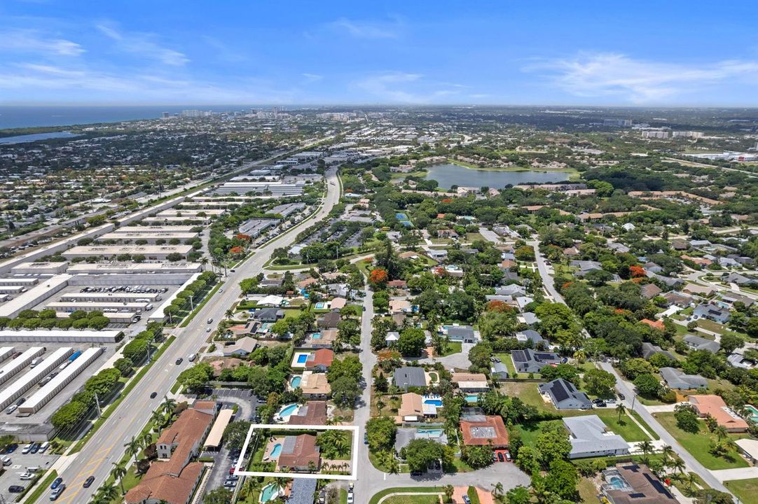 Aerial Neighborhood View