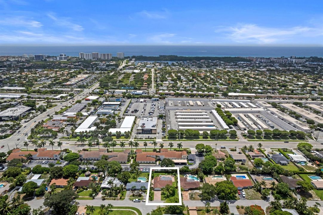 Aerial Neighborhood View