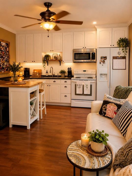 Back Cottage Kitchen/Living room