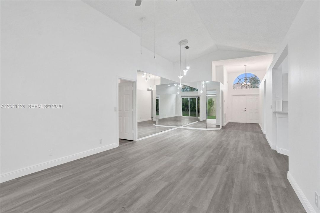 Main living area - facing formal dining area
