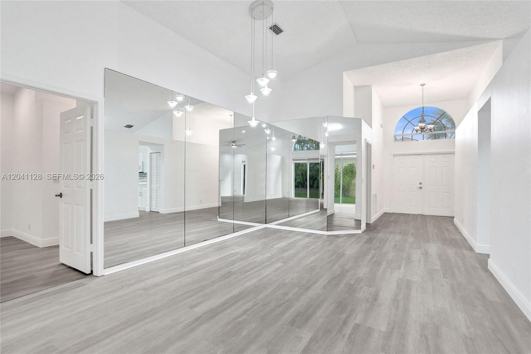 Formal dining area