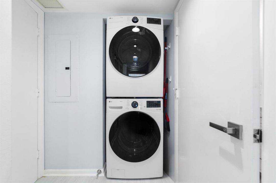 Laundry closet