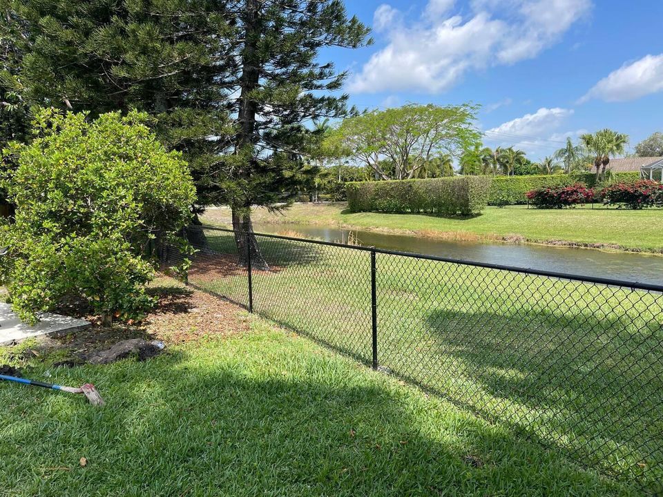 canal behind house