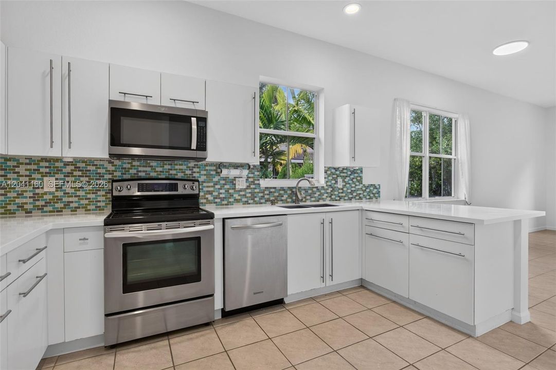 View from the family room.