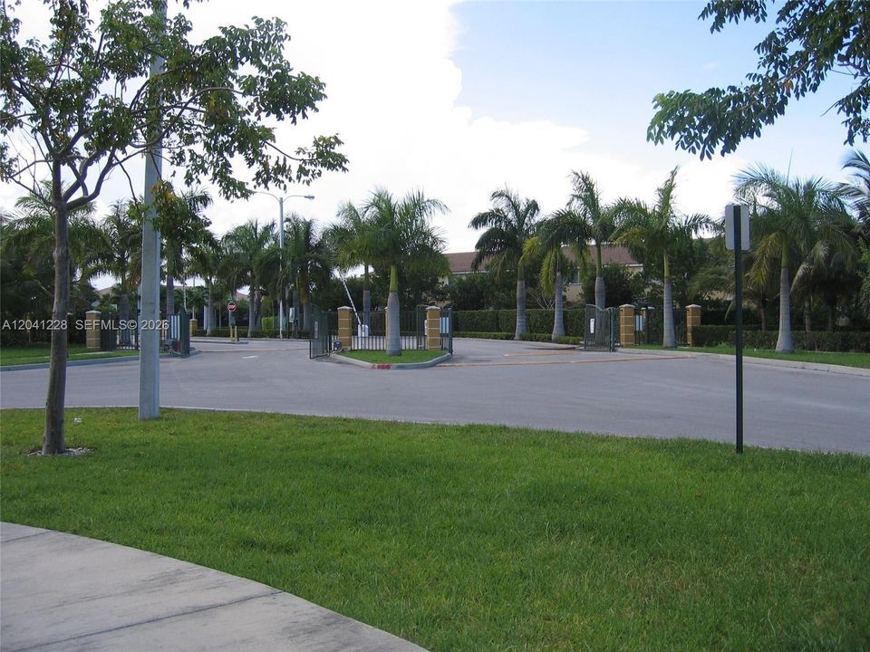 Gated entrance